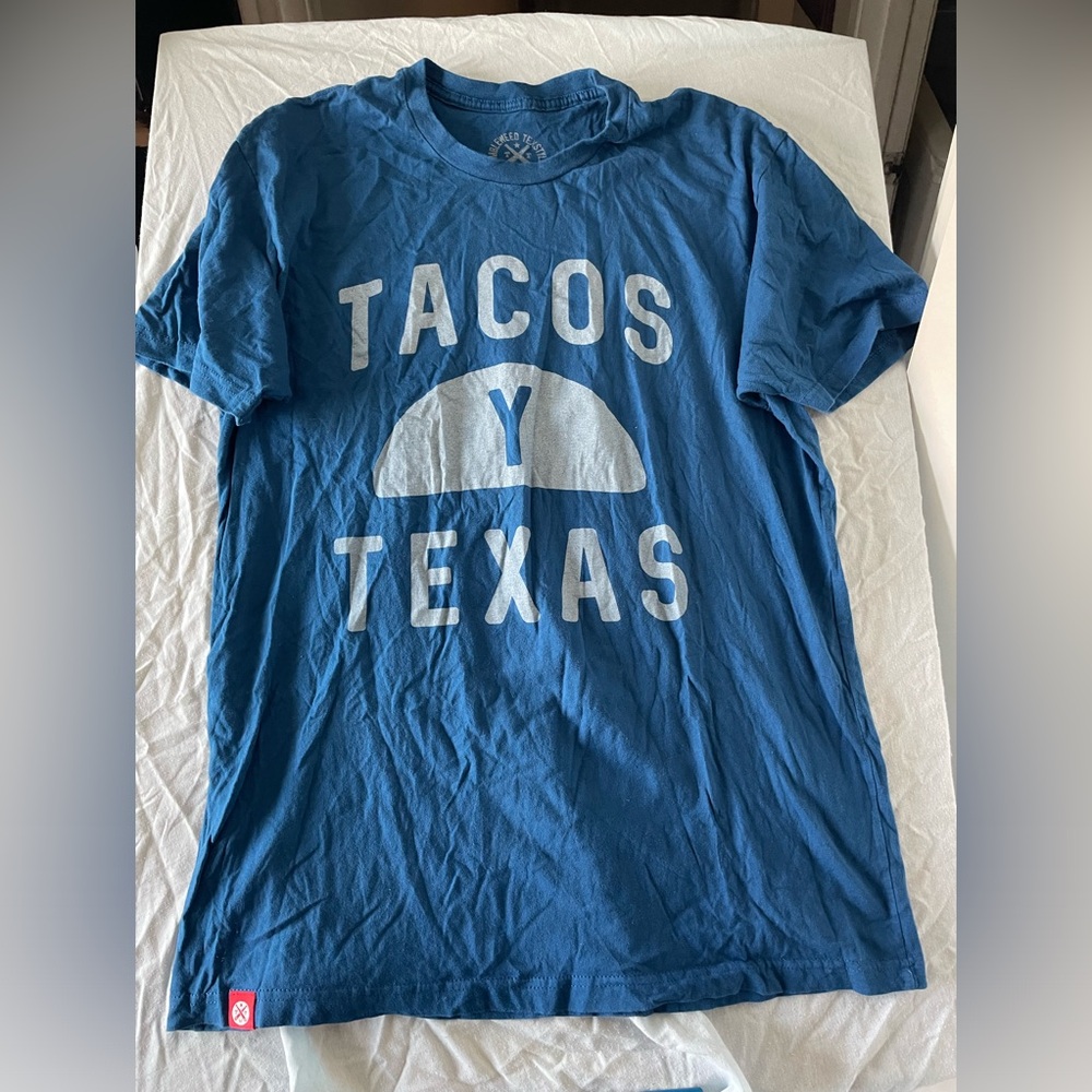 Tumbleweed Texstyles Shirt Males Large Green Tacos Y Texas TShirt